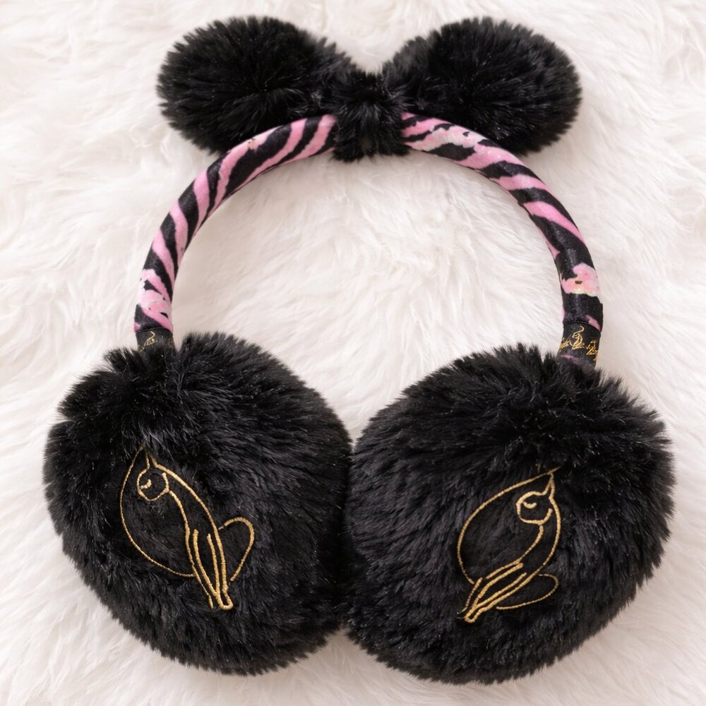 Baby Phat Faux Fur Earmuffs NWT | Y2K Streetwear Winter Accessory